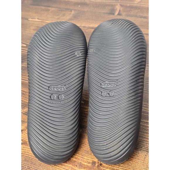 Crocs Slides  Sz. M 5 / W 7 Mellow Recovery Unisex Black 208392 Shoes - Picture 12 of 13